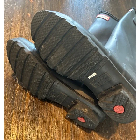 Hunter Original Tall Rain Boots Womens 7 Black Matte Waterproof WFT1000RMA - Picture 2 of 6